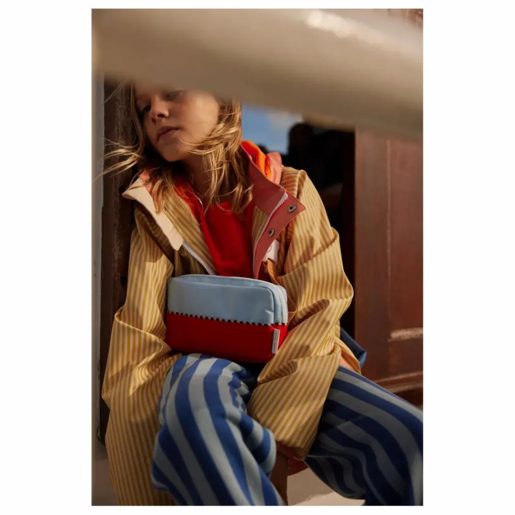 Hot Sticky Lemon Sac Banane Small Colorblock | Bleu