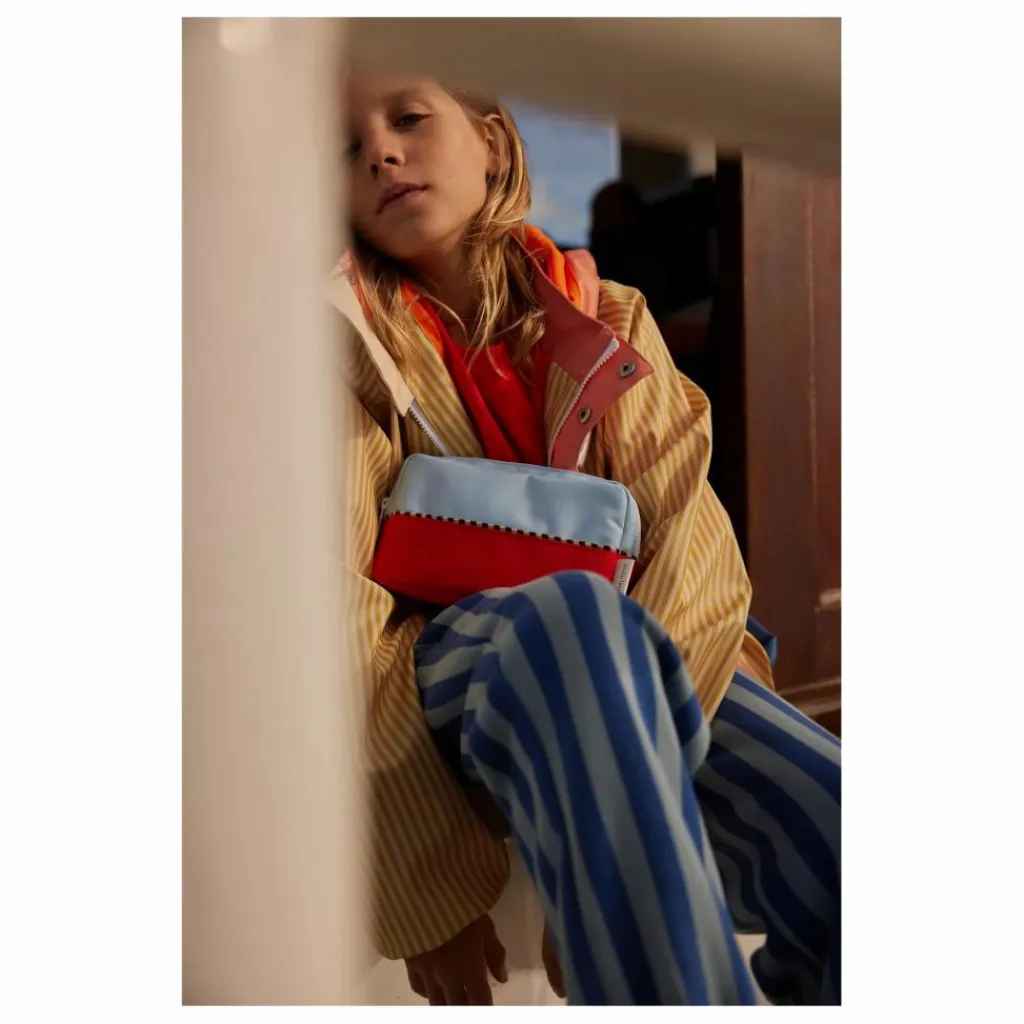 Hot Sticky Lemon Sac Banane Small Colorblock | Bleu