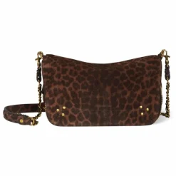 Femme Jérôme Dreyfuss Sac Bobi S Croûte Velours Léopard |