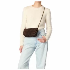 Femme Jérôme Dreyfuss Sac Bobi S Croûte Velours Léopard |