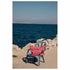 Rose in April Sac cabas rayé Elisa | Rouge Clearance