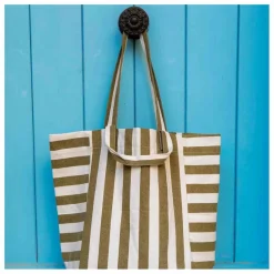 Rose in April Sac cabas rayée Elisabeth | Olive Discount