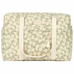 Nobodinoz Sac de maternité imperméable en coton bio Opéra Sakura | Sauge Best