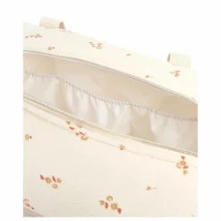 Nobodinoz Sac de maternité imperméable en coton bio Opéra Lily | Ecru Outlet