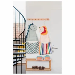 Enfant Play and Go Rangements|Patères, Paniers Enfant|Sac de rangement Toto - Licorne |