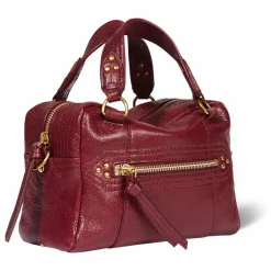 Outlet Jérôme Dreyfuss Sac Lucky Bowling Mini Chèvre | Bordeaux