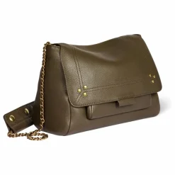 Jérôme Dreyfuss Sac Lulu M Chèvre | Vert kaki