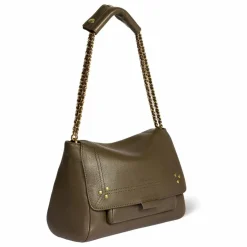 Jérôme Dreyfuss Sac Lulu M Chèvre | Vert kaki