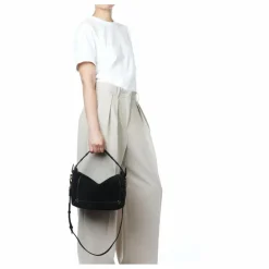 Outlet Jérôme Dreyfuss Sac Pepito M Suede | Noir