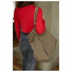 Femme Gabrielle Paris Sac week end Vichy |