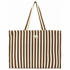 Gabrielle Paris Sac week-end à rayures en coton | Mocha