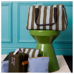 La cerise sur le gâteau Sac Week-end Rita | Bleu Turquoise - Vert Foncé Clearance