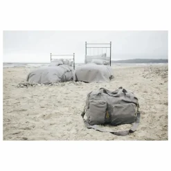 Numero 74 Sac weekender en coton bio | Teal Blue S022 Sale