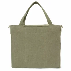 Adorna Sac zippé en lin | Vert kaki Hot