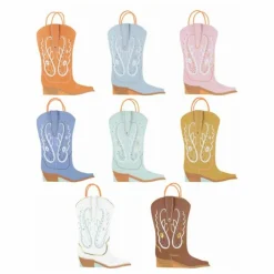 Hot Meri Meri Sacs cadeaux Western - Set de 8 Multicolore