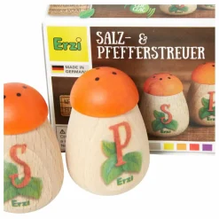 Erzi Salière et poivrier à jouer en bois