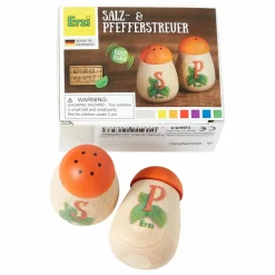 Erzi Salière et poivrier à jouer en bois