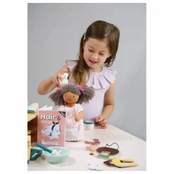 Hot Tender Leaf Toys Salon de coiffure Multicolore