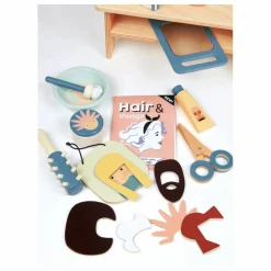 Hot Tender Leaf Toys Salon de coiffure Multicolore