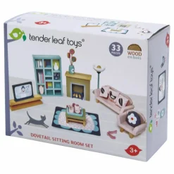 New Tender Leaf Toys Salon pour maison de poupées Multicolore