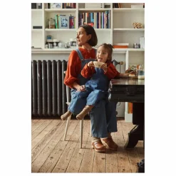 Poudre Organic Salopette en Jean Quetsche | Bleu jean New