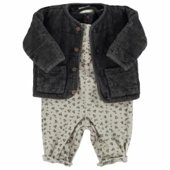 Piupiuchick Salopette Fleurie Bébé |