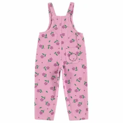 Piupiuchick Salopette Fleurs Velours Côtelé | Rose Online