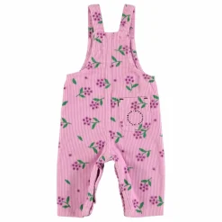 Piupiuchick Salopette Fleurs Velours Côtelé | Rose Online