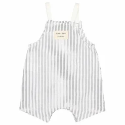 Búho Salopette Rayures | Blanc Sale