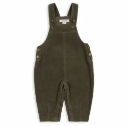 Discount Konges Sløjd Salopette Sully Velours Côtelé Coton Bio | Vert kaki