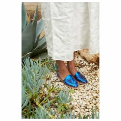 Femme Mapache Sandales, Espadrilles|Sandales Alegre Métallisées |