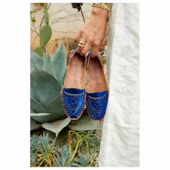 Femme Mapache Sandales, Espadrilles|Sandales Alegre Métallisées |