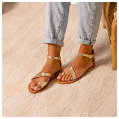 K.Jacques Sandales Anaelle Lamé | Doré