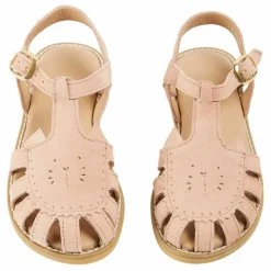 Emile et Ida Sandales Chat Cuir | Rose pâle Sale