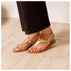 K.Jacques Sandales Dionysos Lamé | Doré