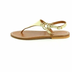 K.Jacques Sandales Dionysos Lamé | Doré