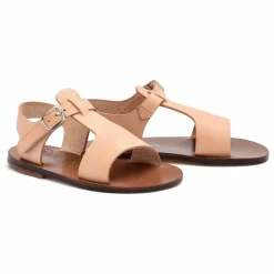 Discount Pèpè Sandales Lanières Epaisses | Naturel