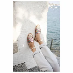 Mapache Sandales Nayeli Métallisées | Champagne Sale