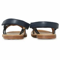 Pom d'Api Sandales Plage Stitch Cross | Bleu marine Outlet