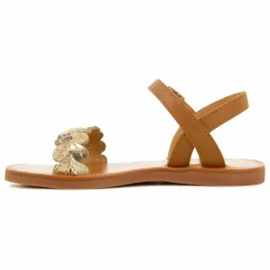 Pom d'Api Sandales Plagette Ferns | Camel