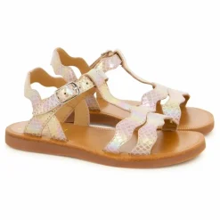 Best Pom d'Api Sandales Plagette Frizz | Or rose