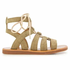 Pom d'Api Sandales Plagette Guily Strap | Marron Clearance
