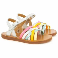 Sale Pom d'Api Sandales Plagette Lux | Argenté