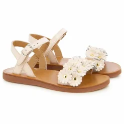 Pom d'Api Sandales Plagette Multi Flo | Beige rosé Outlet