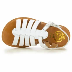 Pom d'Api Sandales Plagette Strap | Blanc Clearance