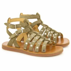 Enfant Pom d'Api Sandales, Espadrilles|Sandales Plagette Stud |