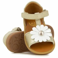 Discount Pom d'Api Sandales Poppy Big Flo | Doré