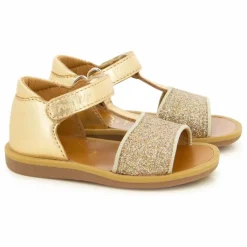Enfant Pom d'Api Sandales, Espadrilles|Sandales, Nu-Pieds|Sandales Poppy Easy Glitter |