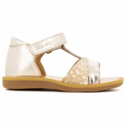 Pom d'Api Sandales Poppy Tek | Or rose