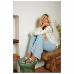 Femme Mapache Sandales Rita Blanc |